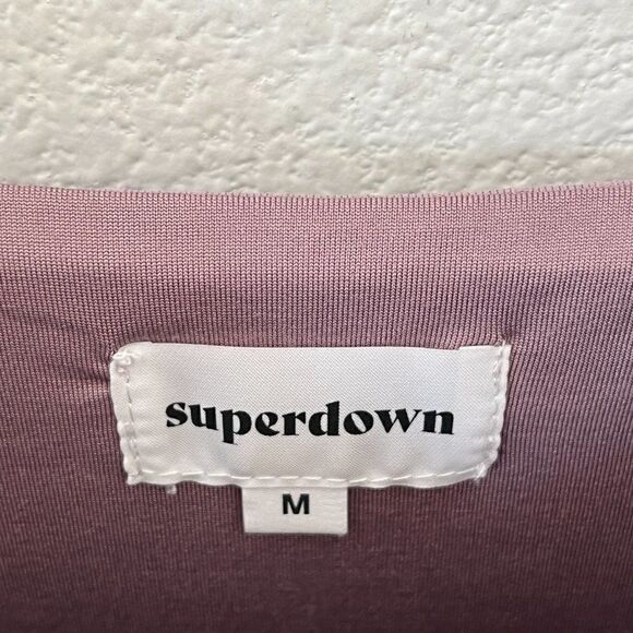 Superdown Stacie Lace Cami Slip Dress Lavender Size Medium - Picture 5 of 16